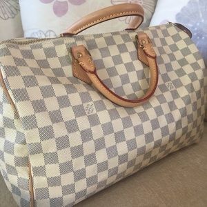 Authentic preowned Speedy 35 Azur